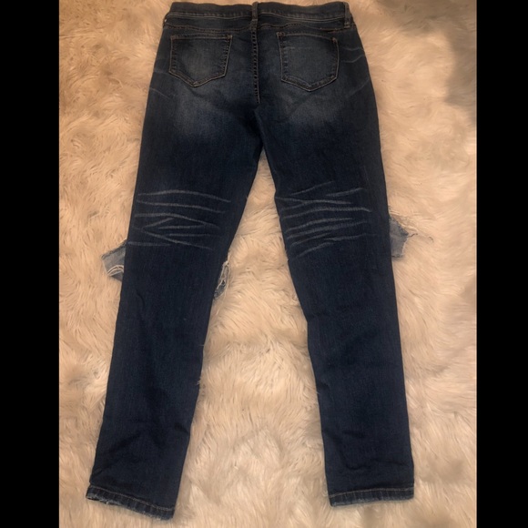 NY&Co Destroyed Soho Boyfriend Jeans Size 6 - Picture 5 of 5